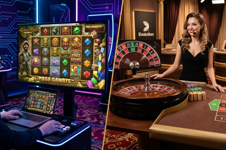 Evolution Slots vs Live Casino Games: Key Differences Explained